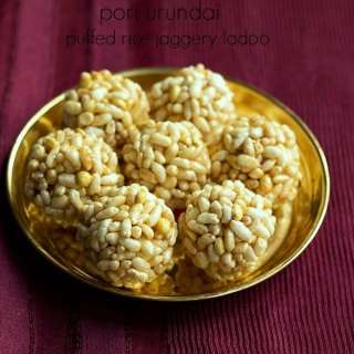 Pori Urundai Recipe | Murmura Laddu