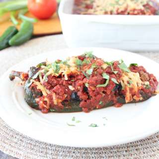 Gluten Free Stuffed Poblano Enchiladas