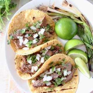 Chipotle Lime Carne Asada Tacos