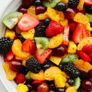 Blackberry Lime Fruit Salad