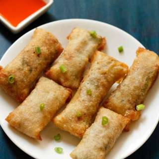 Spring Rolls | Crispy Veg Spring Roll Recipe