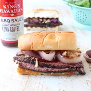 Coffee Rubbed BBQ Steak Sandwich