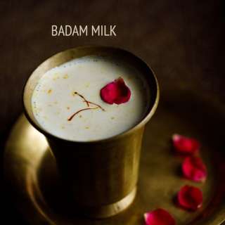 Badam Milk Recipe (Badam Doodh)