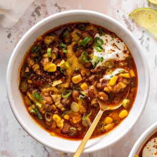 My Favorite Green Chile Taco Soup