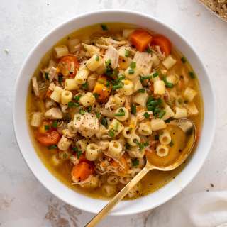 Sweet Potato Chicken Noodle Soup