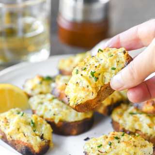 Artichoke Parmesan Crostini