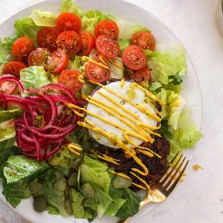 Black Bean Burger Bowls