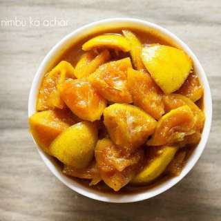Nimbu ka Achar | Nimbu ka Khatta Meetha Achar