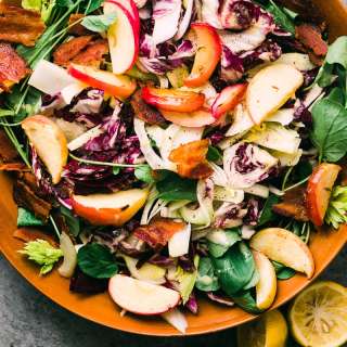 Roasted Apple and Radicchio Salad