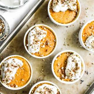 Warm Pumpkin Pudding Cakes