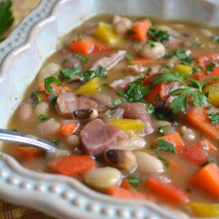 Cajun Ten Bean and Ham Soup
