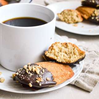 Chocolate Hazelnut Madeleines