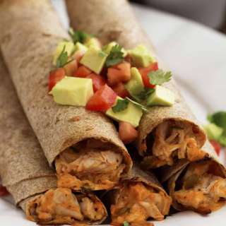 Skinny Baked Cream Cheese Taquitos