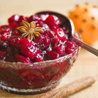 Mulled Wine Cranberry Sauce