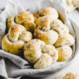 Easy Parmesan Knots