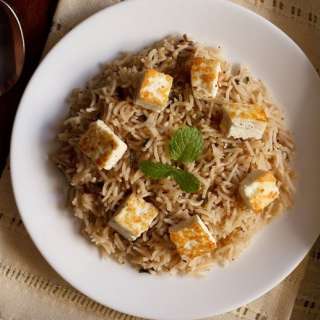 Paneer Pulao Recipe | One Pot Paneer Rice