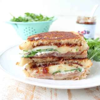 Prosciutto Provolone Fig Grilled Cheese