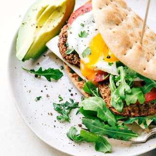 Breakfast Pitas with Chicken Sausage