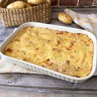 Potato Gateau (Italian Mashed Potato Pie Recipe)