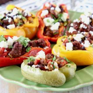 Grilled Chorizo Stuffed Peppers