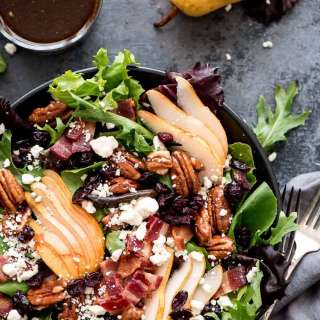 Bacon Pear Gorgonzola Salad