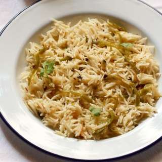 Capsicum Rice Recipe or Indian Bell Pepper Rice Pilaf