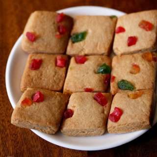 Fruit Biscuits Recipe (Tutti Frutti Cookies)