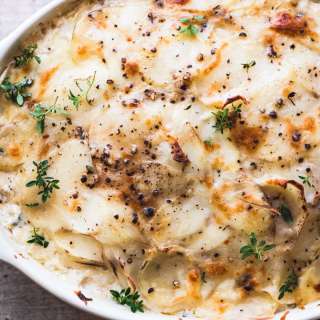 Potato and Onion Gratin