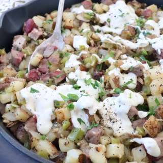 Cheesesteak Hash