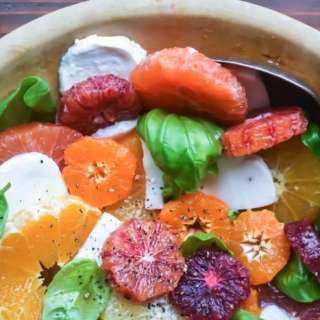 Citrus Caprese Salad with Honey Vinaigrette