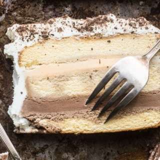 Tiramisu Ice Cream Cake
