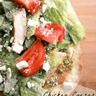 Chicken Caesar Salad Pizza