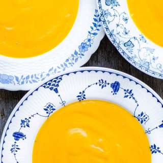 Carrot Soup with Ginger and Lime
