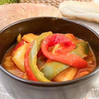 Peperonata Recipe (Italian Bell Pepper Stew)