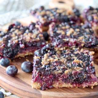 Gluten Free Blueberry Oatmeal Bars