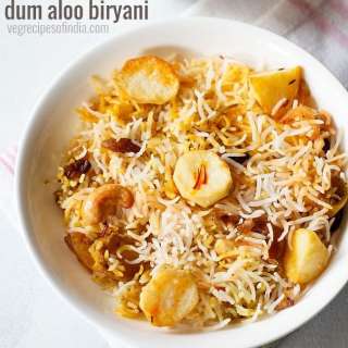 Aloo Biryani | Potato Dum Biryani