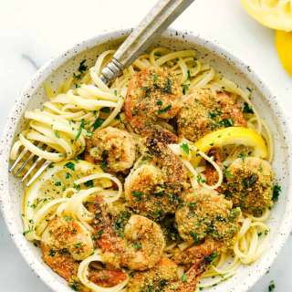 Lemon Garlic Shrimp Scampi
