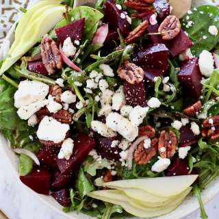 Beet Salad with Feta Cheese