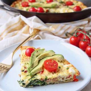 Spinach Frittata with Bacon
