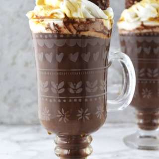 Baileys Hot Chocolate with Maple Whipped Cream