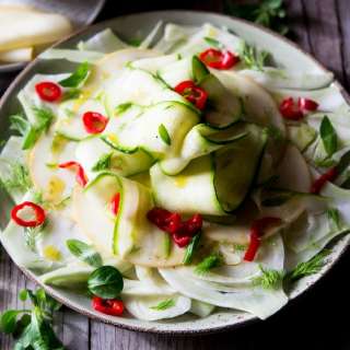 Fennel Courgette salad