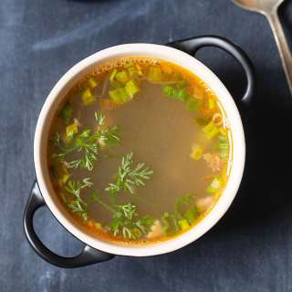 Lemon Coriander Soup (Healthy and Flavorful)