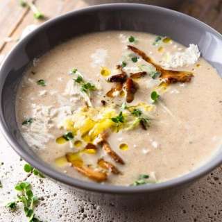 Creamy Wild mushroom soup