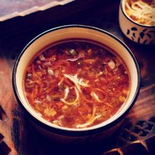 Manchow Soup Recipe | Spicy Veg Manchow Soup