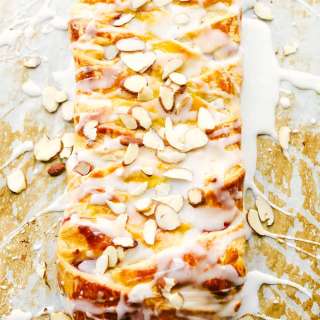 Cherry Almond Cream Cheese Breakfast Braid