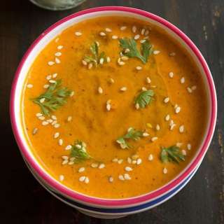 Muhammara Recipe (Homemade Roasted Red Pepper Dip)