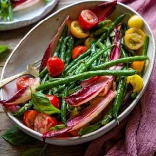 Easy Green Bean Salad with Mustard and Garlic Dressing