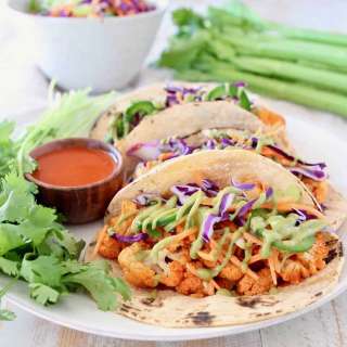 Buffalo Cauliflower Tacos