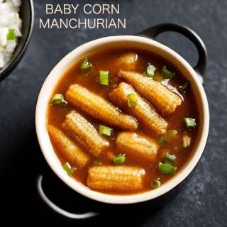 Baby Corn Manchurian Gravy