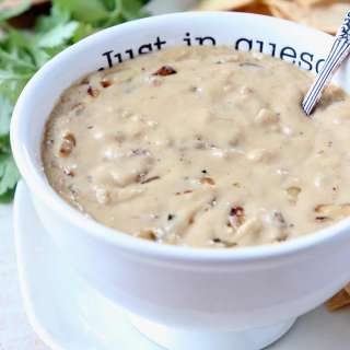 French Onion Dip Queso